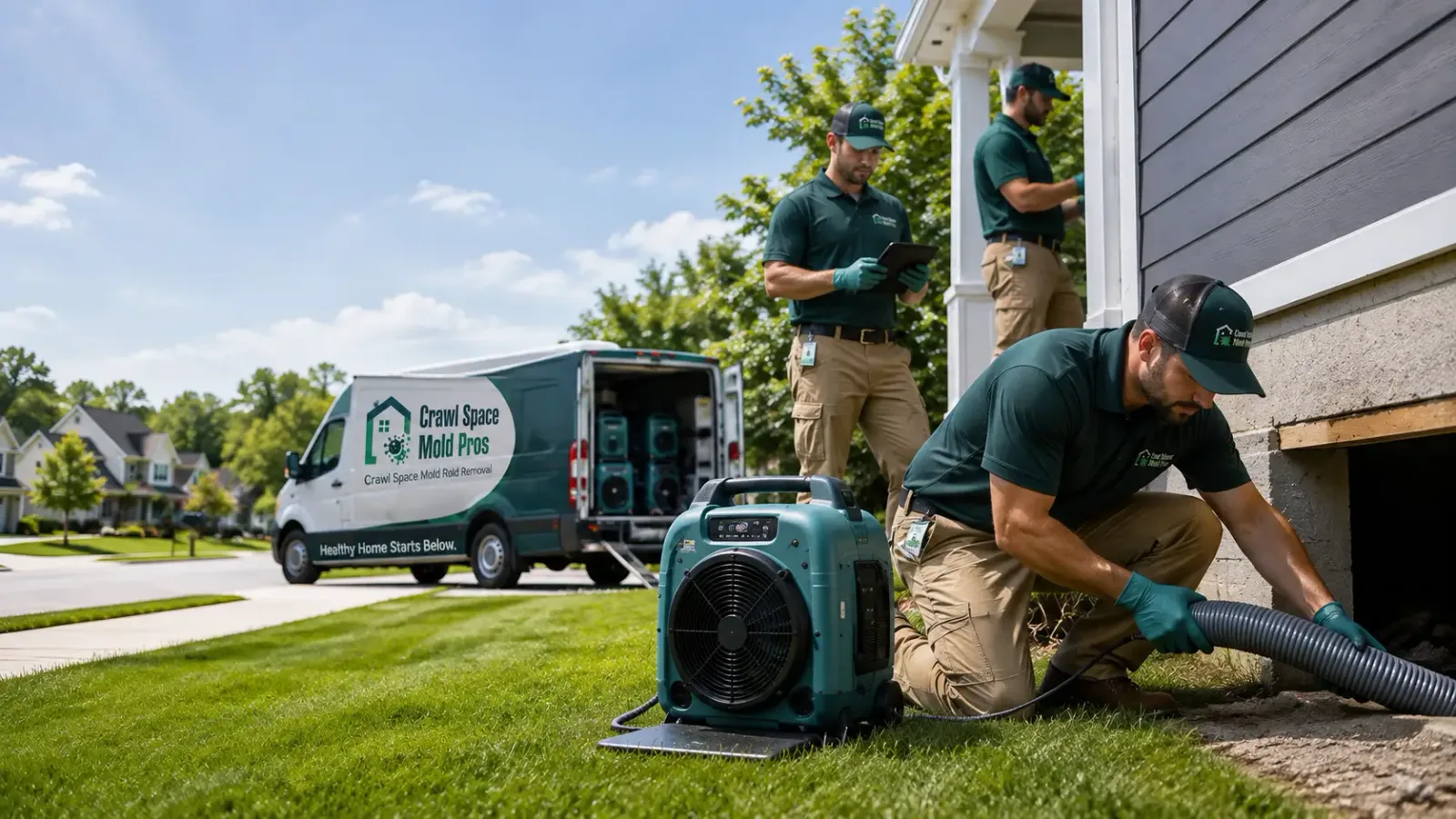 Crawl Space Mold Removal in Dittmer, MO